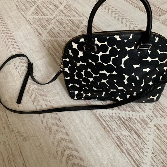 Kate Spade Black and White Patterned Satchel - Picture 3 of 8